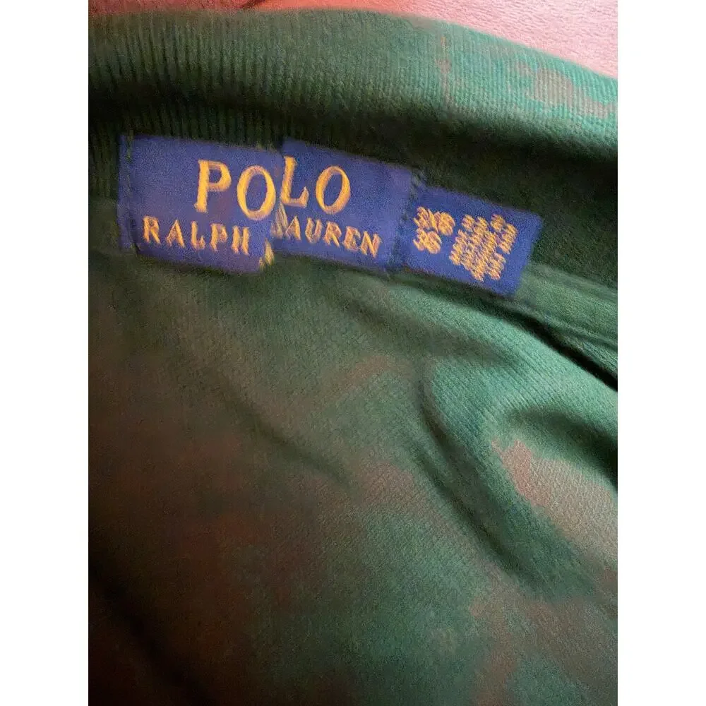 POLO RALPH LAUREN Long Sleeve Polo Shirt Size 3XB NEW Green $170